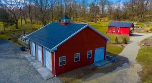 Custom Metal Garage by pioneer Pole Buildings and Everlast Metals